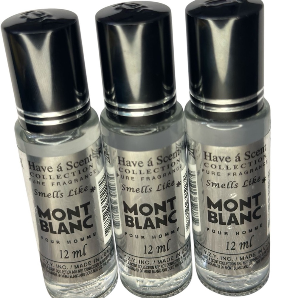 Mont Blanc Perfume For Men Rollerball Body Oil Smell Like Pure Fragrance 12ml